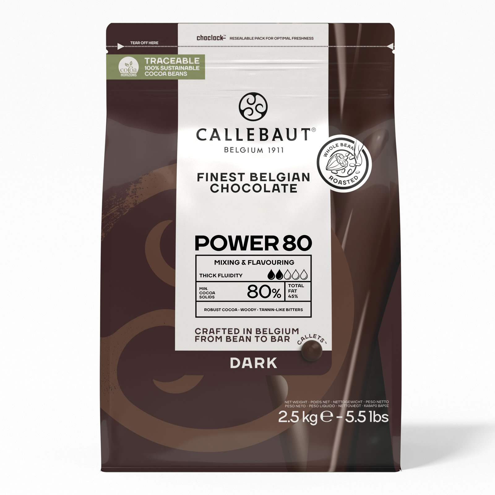 Callebaut Dark Chocolate Power 80 | Keylink Ltd
